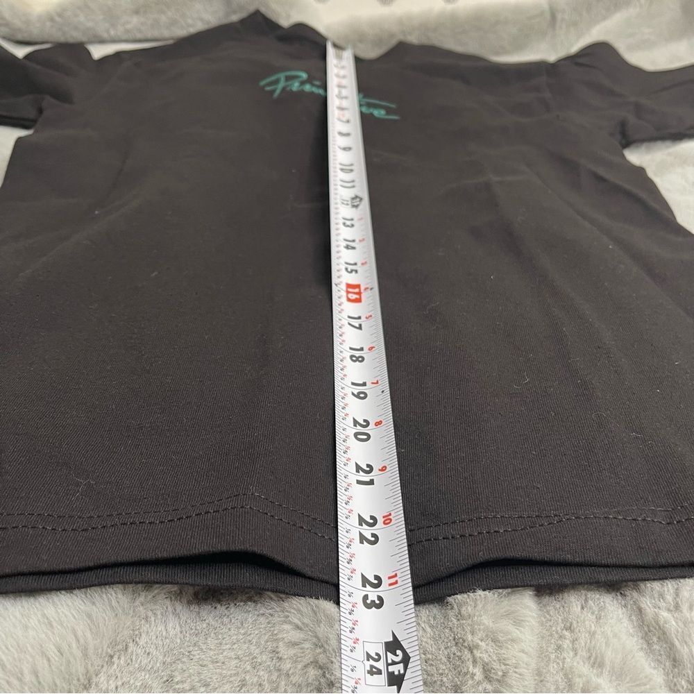 NWOT PrimitiveāMY HERO ACADEMIA Black T-Shirt with Teal Logo size XS - Picture 8 of 8